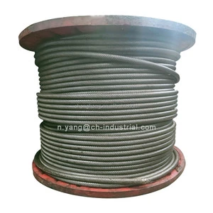 Wholesale Bright Steel Rope Anti-twisting Steel Cable Lifting Non-Rotating Cable Rope Tower Crawler Crane 35W*7 Steel Wire Rope