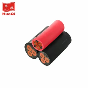 Huaqi Passenger Elevator Control Cable H07RN-F Copper Conductor ISO9001/CCC Certified for Power Station Installation High