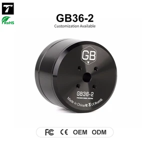 Industrial Gimbal Motor GB36-2 | 1.9KG High Torque Low Cogging Design | for PTZ Security Camera Systems - T-Motor