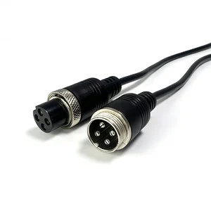 Custom GX16 4 Pin Waterproof Aviation Encoder Cable Stepper Motor Signal Wire RGB LED Controller Cable