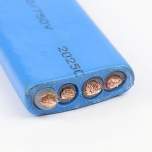 Flexible Stranded Flat Cable YFFB Elevator Traction Coil Cable 16mm 10mm Cranes PVC TPE PUR Fast Shipments