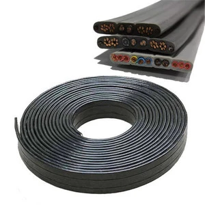 18*0.75 Mm2 PVC Insulated PVC Jacket Elevator Cable Flat Travelling Cable Lifter Cable