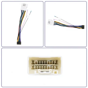 MeiHua Car Stereo Wiring Harness for Mitsubishi Low-end Cable Easier Installation Cable Connector Adapter Heat Resistant