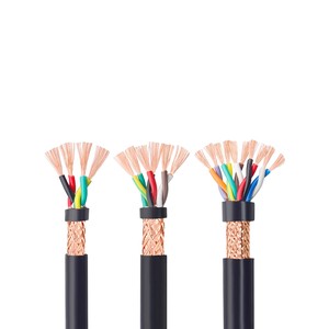 Copper Flexible Twisted Pair Cable PVC Insulation 46,8,10,12,14,16,20,26 Core Encoder 485 Signal Data Control Wire Shielded Wire