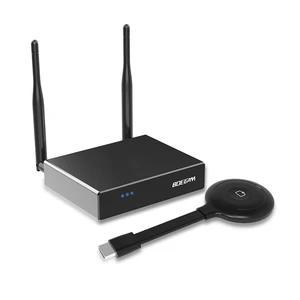 1080P Wireless HDMI Transmitter & Receiver Plug Play Wireless Screen Share Presentation System for Conference Room Projector TV