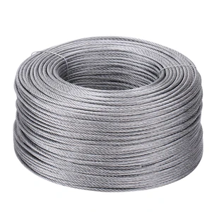 Chinese Supplier Steel Wire Rope 7x19 4mm 6mm 8mm 12mm Carbon Steel Cable Galvanized Steel Wire Rope for Elevator