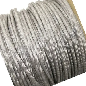 Udiya Brand Stainless Steel SS304/316 7*19 8mm-10mm PVC Coated Cable Wire Rope for Elevator Use