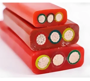 26* 0.75 square Millimeters Copper PE PVC Sheathed Low Voltage Elevator Cable Flat Travel Cable Lifting Cable 0.6/1KV 70C