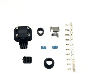 JN4FT04SJ1-R Small Power Servo Dedicated Connector 1674320-1 Motor Side Encoder Head 9-pin Waterproof Encoder Plug