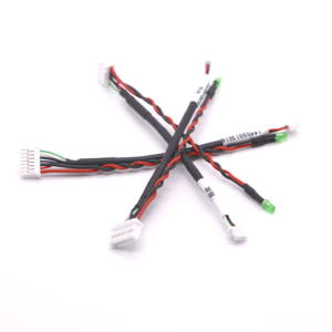 Custom JST SH/ZH/PH/XH Connector Wire Harness 1.0/1.25/1.5/2.0/2.54mm Pitch Cable Assembly With LED Light 2-8 Pin