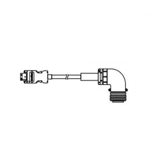 Sigma-II Encoder Cable for SGMGH / SH / UH Servo Motor 3m R88A-CRWB003N-E 5m R88A-CRWB005N-E 10m R88A-CRWB010N-E