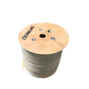 Gcabling 8 Cores 24awg Elevator Bare Copper UTP FTP Cat5e Cat6 Lan Ethertent Cable 305m Pull Box with Pvc Jacket for Cctv Camera