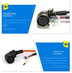 PVC Nylon Insulated Copper Servo Encoder Cable Industrial Automation Equipment Wiring Harness