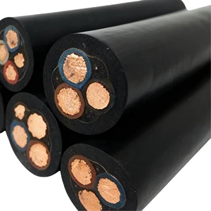 Heavy Duty IP67 Rated Rubber Sheathed Cable YC/YZ/H07RN-F 2-5 Core 1.5-35mm Copper Flexible Power Cable for Industrial Use