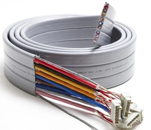 UTP Cat6e for Elevator Lift Traveling Flat Cat6 Cable CCTV Cable for Ip Camera