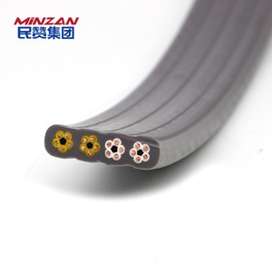 Approval TVVB High Flexible Lift Elevator Traveling Flat Power Cable PVC Insulated Multic Core Electric Wire Cable