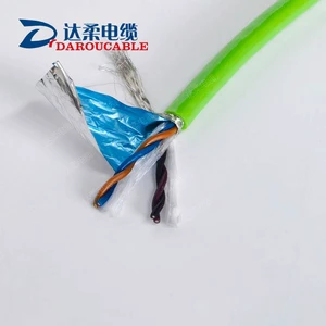CE for Certified 4X2X0.3 22AWG Screened Encoder Feedback Cables Industrial Pur Sheath Wire Copper PVC 4X2X0.3 Screened Encoder
