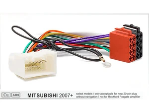 Electronic Automotive Radio Wiring Harness Auto Motive Iso Radio Wire Harness Copper Xlpe Pvc Harness Fit MITSUBISHI 2007+