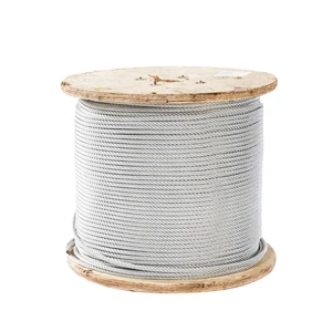 Direct Factory Sales Light Elevator Sleeve Crimp Wire Rope Cableway Steel Wire Rope
