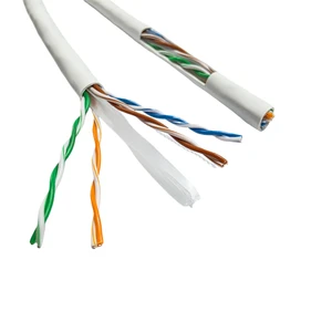 23AWG Cat6 UTP LAN Cable Lift Travelling Network Elevator for CCTV Camera ISO9001 Certified