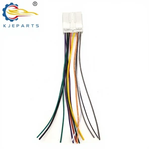 Customized 14Pin Male Connector Power Cable Auto Complete Wiring Harness for Mitsubishis Car Audio