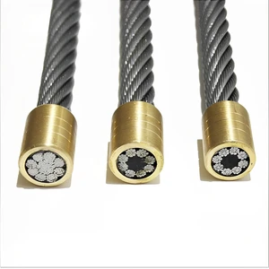 High Tensile Steel Ropes Cable Braided Stranded Steel Wire Rope for Elevator Construction