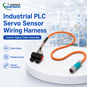 Custom Shielded Control Cable Assembly PLC Servo Sensor Industrial Harness OEM