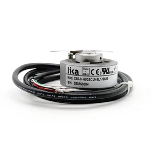 Lika Incremental Encoder C50-H-600ZCU48L1/S685 Round End Cable Leads Made In Italy