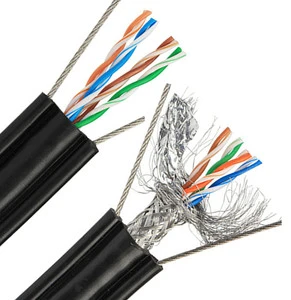 24AWG Copper 4Pair Cat5e Flat Elevator Cable Bending Resistance Communication Cables for Elevators