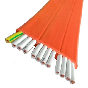 Wholesale Elevator Flat Cable Accompanying Control Cable Plum Shaped Crane Lift Crane Cable