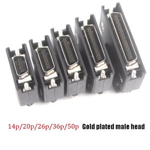 Suitable For Panasonic Yaskawa Mitsubishi Servo Motor Driver CN1 2 X4 Plug 14/20/26/36/50 Pin Connector Made Available For