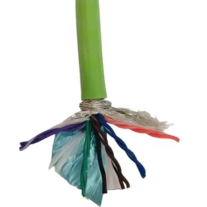 OEM/ODM High Flexibility Bending Encoder Cable 8 10 12-Core Twisted-Pair Shielded Cable Servo Motor Drag Electrical Equipment