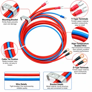 Custom Sensor Kits Fiber Laser Cable Wiring Harness Copper Core Adapter Connector for Robotic Perimeter Security EV Systems
