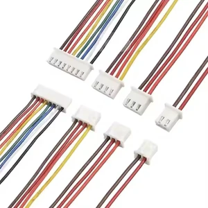 Custom JST XH 2.54mm Cable Harness 2/3/4 Pin Connector 10-Way Female PA66 Wire (2.5mm Pitch) For Drone Electronics