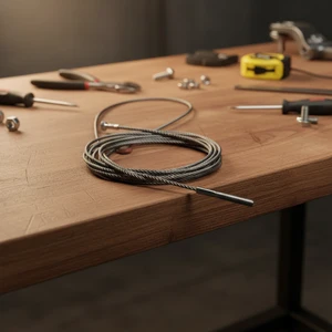 Custom Elevator Steel Wire Rope Cable Assembly With Threaded Stud Terminal for Lift Door Traction Control