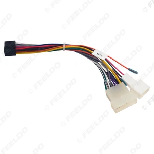 Car 16pin Power Cord Wiring Harness Adapter for Mitsubishi Lancer EX/Galant/Pajero (19-25) OEM Radio Wire Installation Head Unit