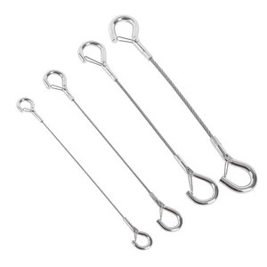 Custom High Quality Maijie Brand Stainless Steel 304 Grade Wire Cable Loop Kit Welding Bending Cutting Industrial Suspension