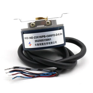 Changchun Yuheng HKD-14D-23X16PB-G05FD-D-0.5m Absolute Encoder 23 Bit Multi Turn Flange Mount Cable Leads