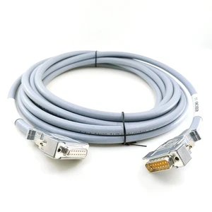 Soar LKS-008 DB15 Male Female Connector High Flexibility Shielded IP67 Industrial Encoder Extension Cable 5M Silver-Plated