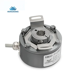 HENGXIANG IK.HA.020.2500 Incremental Encoder Radila Cable 1 Meter 12mm Through Hole Shaft IP65 K60-T6C2500Q12 Equivalen
