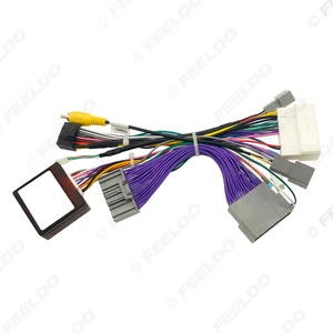 Car 16pin Power Cord Wiring Harness Adapter With Canbus Box for Mitsubishi Outlander 2020 Installation Head Unit