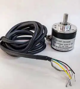 Small Size Easy Installation Photoelectric Rotary Shaft Encoder Push-Pull Output Incremental Encoder RS485 Communication 5-24V