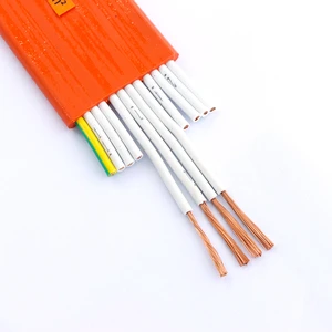 Customized Shielded Flat Cable Flat Cable TVVBP Elevator Follow-up Control signal Shielded Flat Cable
