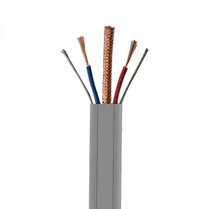 Premium Shielded CAT6 Composite Traveling Cable | 2 Power + 2 Steel Wires for 10G Elevator Data