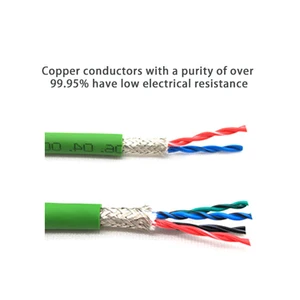 High Flexibility TRVVSP TRVVP Drag Chain Cable Twisted Pair Shielded Servo Encoder Signal Cable 4/6/8/10/12/14 Cores