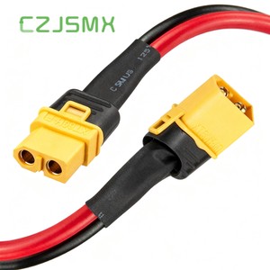 MingXin Flexible XT60 Wire Harness 4AWG 48V 50A High Precision Crimped RoHS Listed