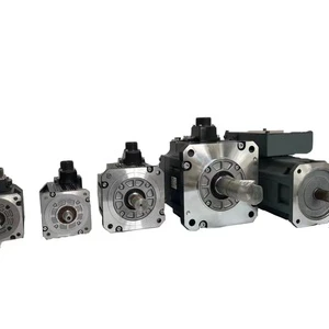 Mitsubishi HG104BS AC Servo Motor with Encoder Flange and Drive Kit for CNC Machines