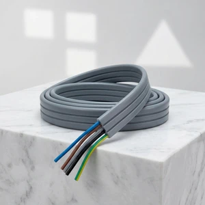 TVVBPG Steel Wire Reinforced Flat Elevator Travelling Cable Copper High Tensile Anti-EMI Lift Suspension Control Wire