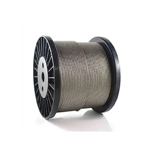 8mm 316 sst cable Korea Supplier AiSi Standard 300 Series ISO Certified Cutting for Lifting Elevator Systems steel rope