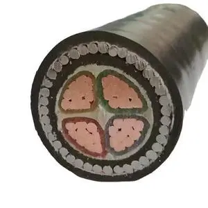 Low Voltage XLPE YJV32 Armored Power Cable 4core*150mm Copper Core Durable High Tensile Strength Overhead Elevator Shafts